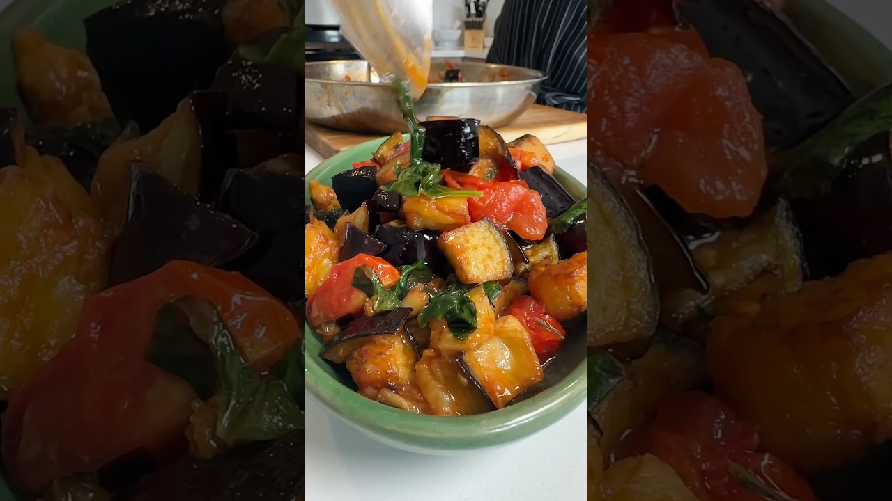 🇮🇹🍆Melanzane a Funghetto #eggplant #italianfood #cooking #recipe #vegetables #food
