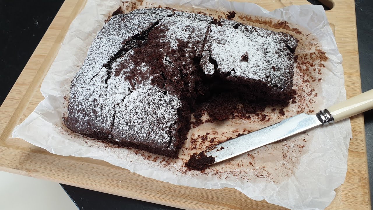 TORTA AL CACAO IN FRIGGITRICE AD ARIA | senza uova/latte/burro | si scioglie in bocca ‼️