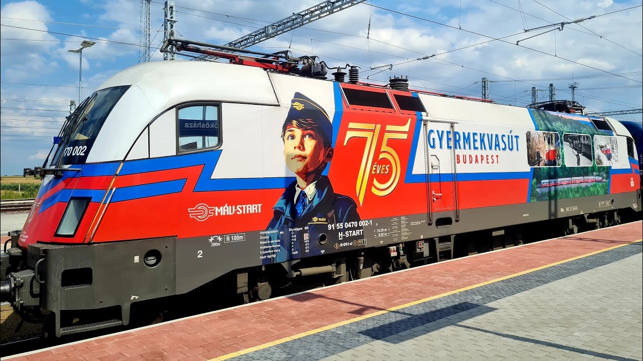 Claudiopolis - Fogaras InterCity, Taurus electric locomotive with special decoration, Hungary, 2024