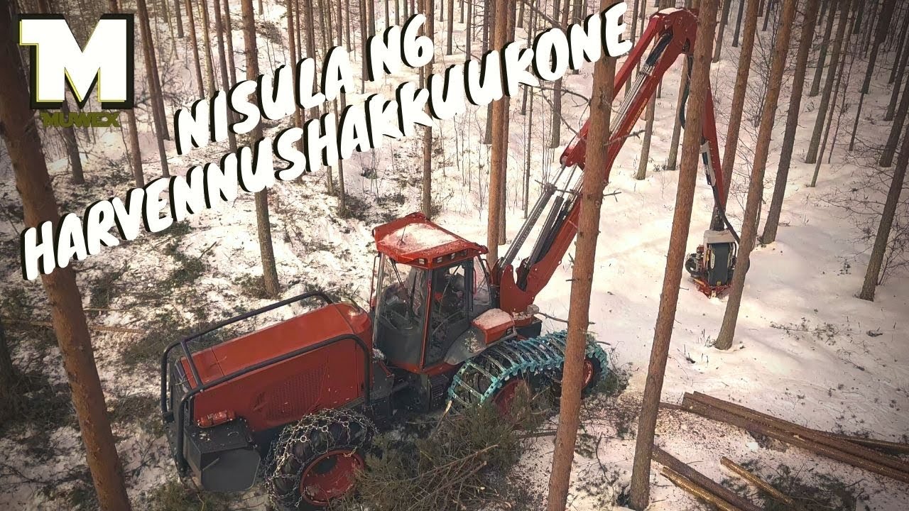 Nisula työnäytös - N6 harvennushakkuukone [HDR]
