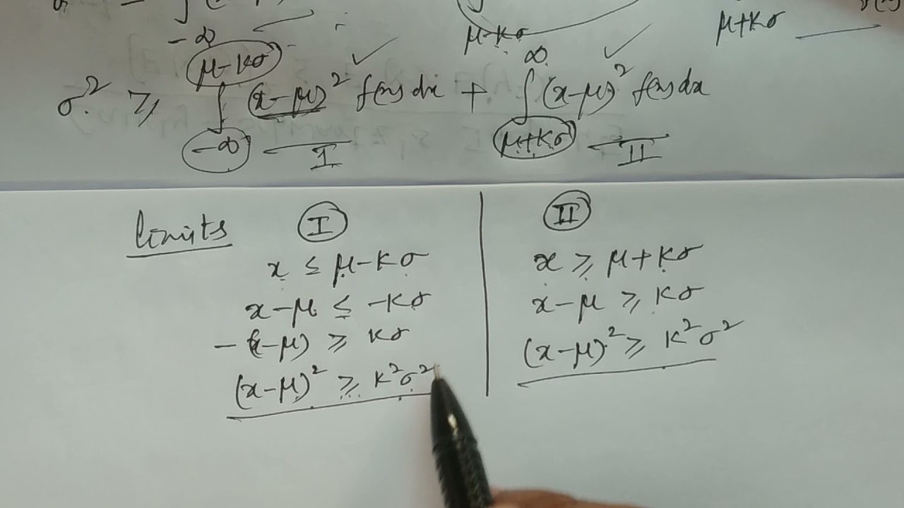 Chebychev's Inequality  - BSc Statistics