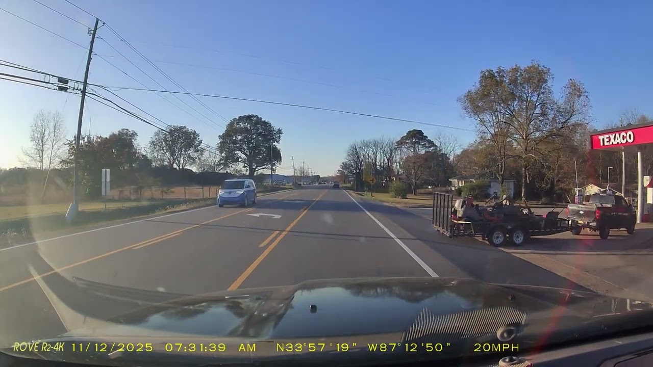 257 NEAR CRASH AT TEXACO