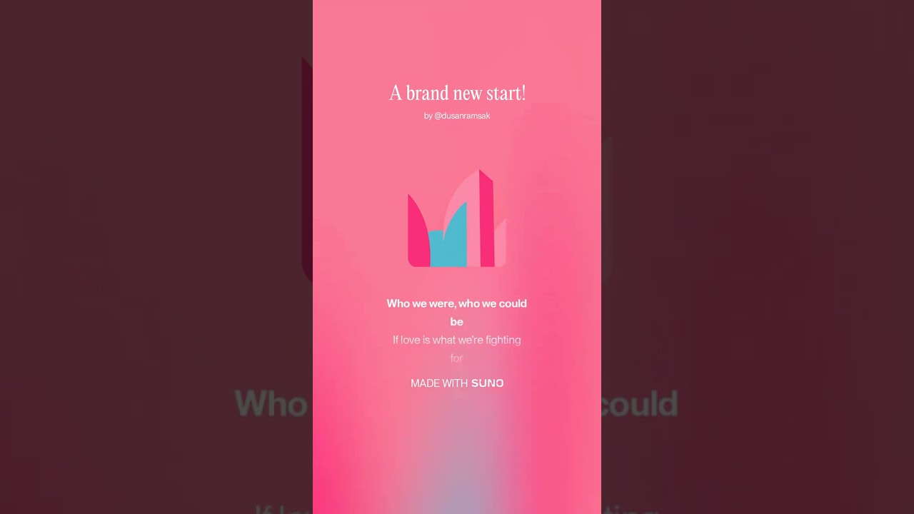 A brand new start!