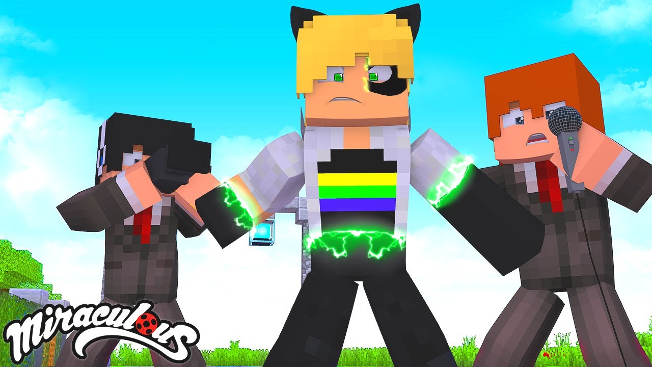 Minecraft: CAT NOIR REVELOU SUA IDENTIDADE - #68 PART 2 MIRACULOUS LADYBUG E CAT NOIR ‹ KED.DEK ›