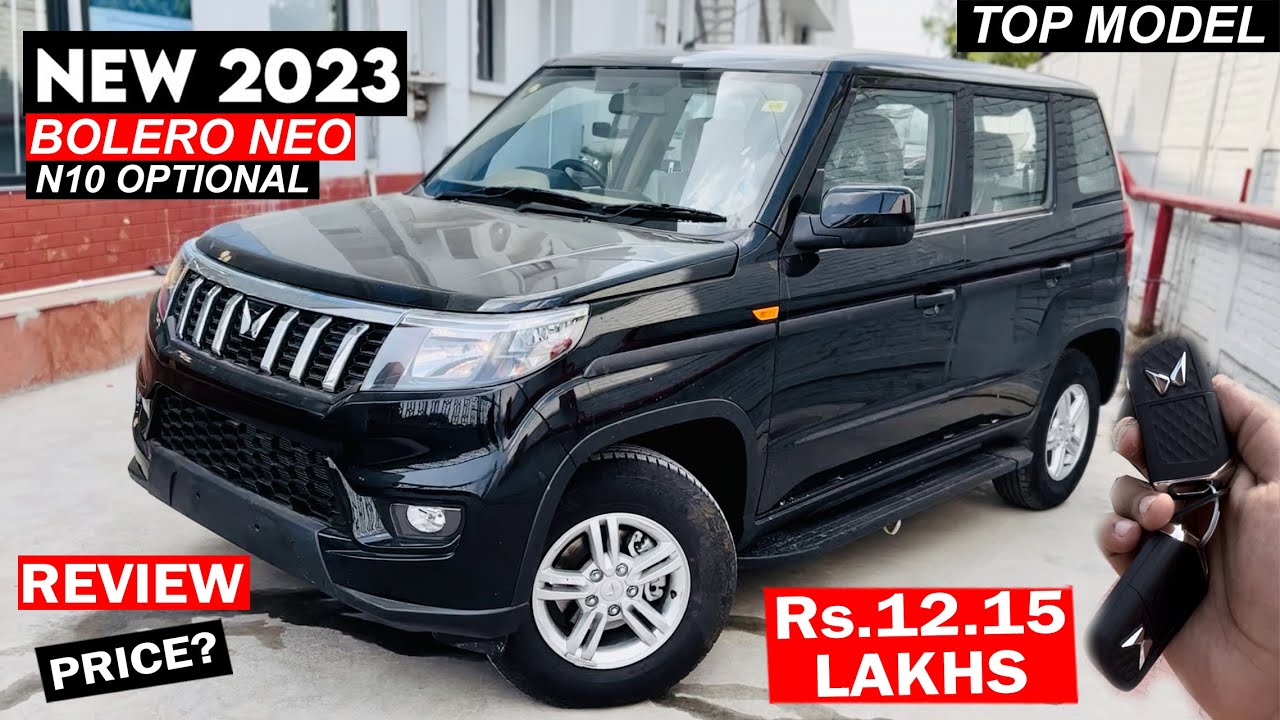 BOLERO NEO TOP MODEL | BLACK MAFIA CAR IN BUDGET | N10 OPTIONAL BOLERO NEO | NEW BOLERO NEO REVIEW