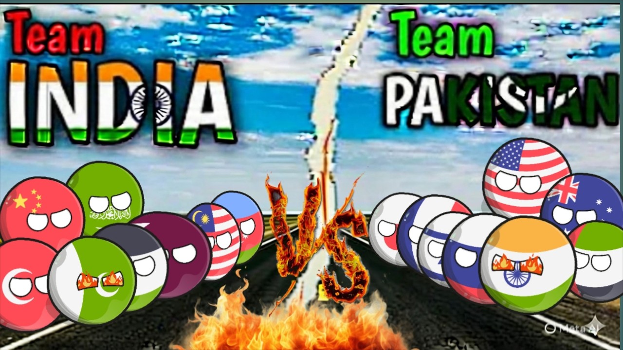 Supporters of India 🇮🇳 and supporters of Pakistan 🇵🇰