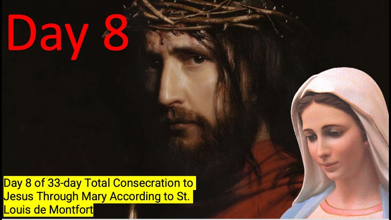 Day 8 of 33-day Total Consecration to Jesus Through Mary According to St. Louis de Montfort