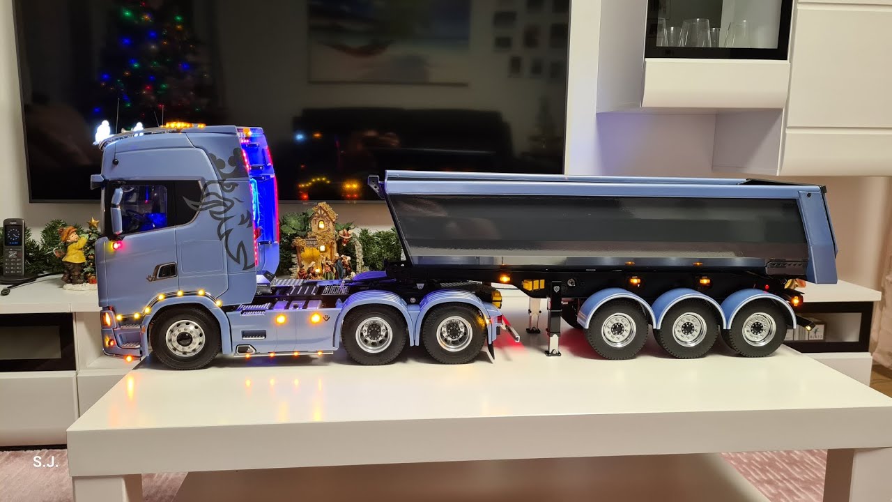 💥💥💥1:14 Tamiya Scania 770s 6x4 mit Sound Servonaut Steuerung endlich fertig Folge 1/2🚛 💥💥💥