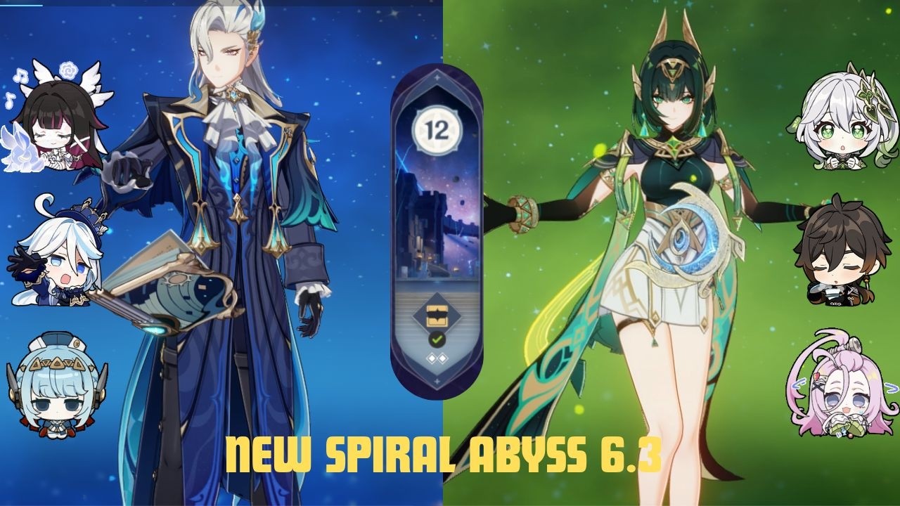 C0 Neuvi luner & C0 Nefer luner || Genshin impact || NEW Spiral Abyss 6.3