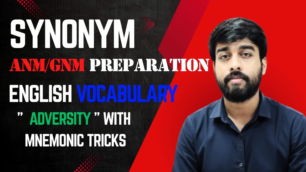 Synonym :--- Adversity।।  Mnemonic trick 