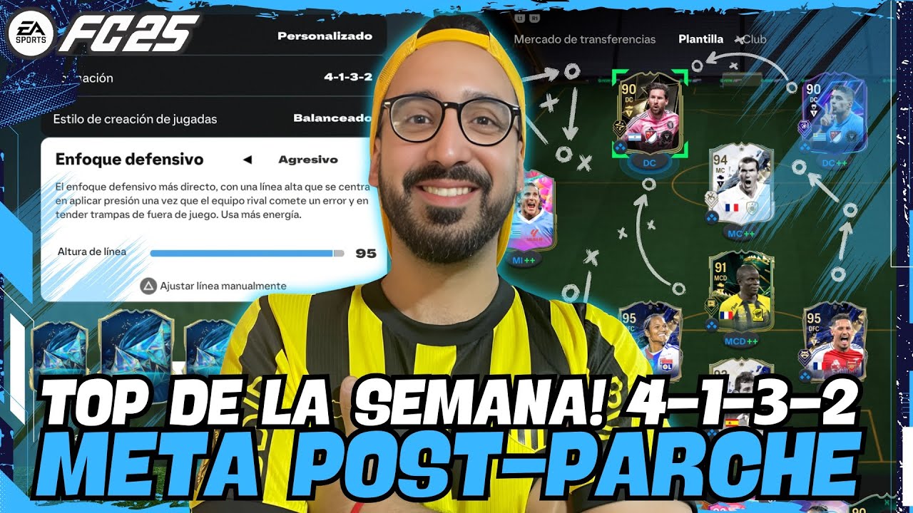 ✅ La FORMACI&Oacute;N QUE NECESITAS para GANAR en FC25 durante los TOTS! 4-1-3-2 META