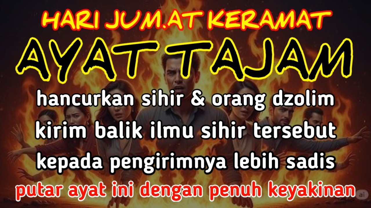SEGERA PUTAR AYAT INI !! Agar Orang Yg Dzolim Padamu Terkena Karma Dan Azab Dari Allah