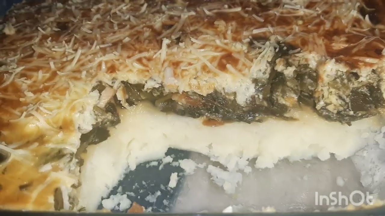 #recipe  Gratin au épinards facile  كراتان السلق و البطاطا سهل و سريعة التحضير بنته لا تقااااوم