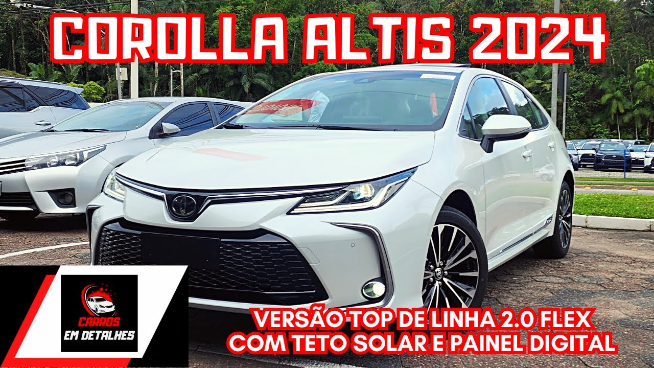 TOYOTA COROLLA ALTIS PREMIUM 2024 2.0 FLEX 0KM | CHEGOU COM NOVIDADES DETALHES DO INTERIOR