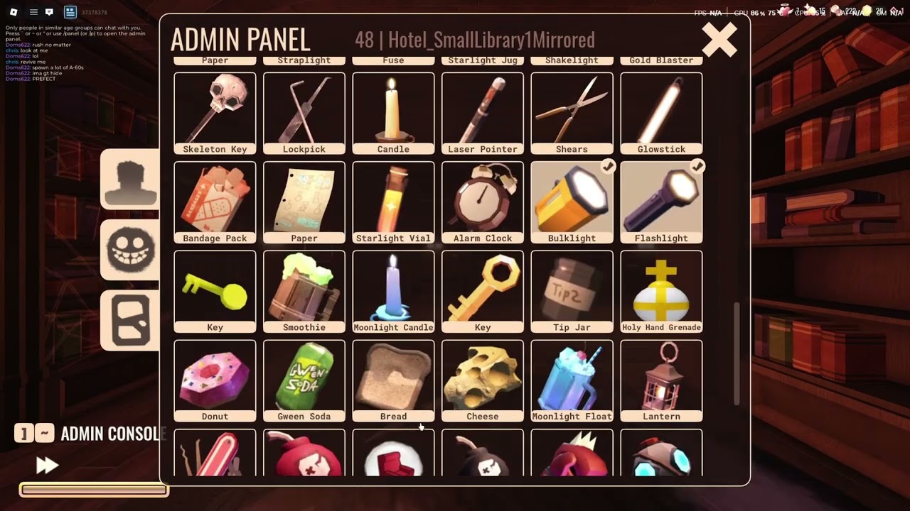 DOORS Speedrun with Admin Panel (edited from Stream)