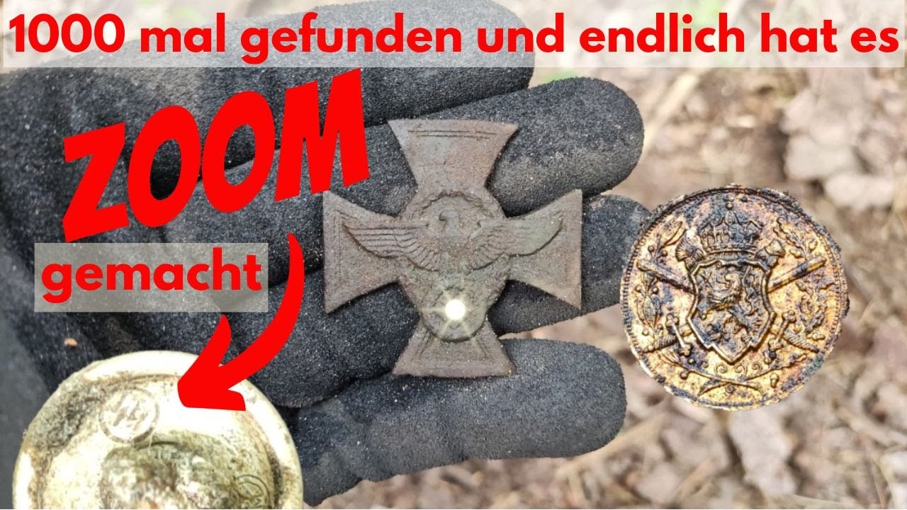 Es hat 1000 Versuche gebraucht, um sie endlich zu finden! Orden der Wehrmacht beim Sondeln