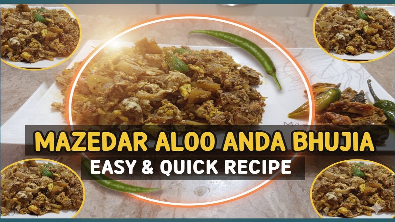 Aloo Anda Ki Bhujia Recipe | Mazedar Aloo Aur Ande Ka Salan | Mom's Comfort Food