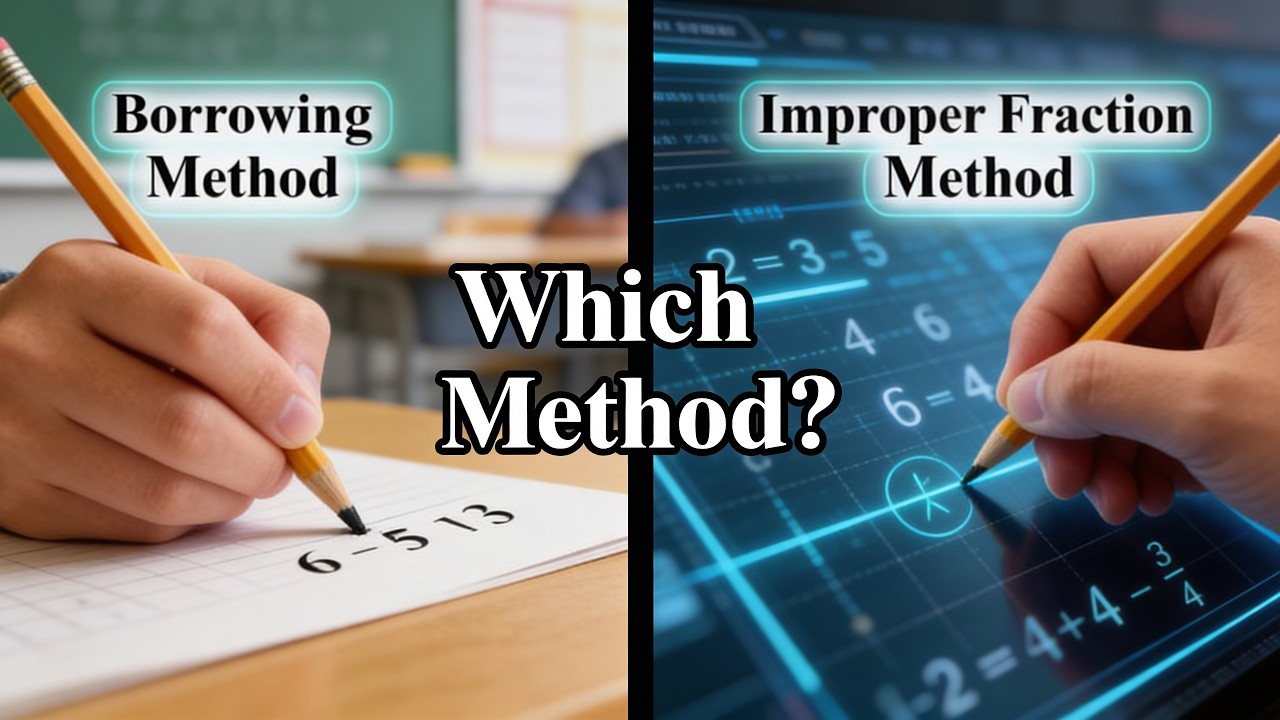 Mixed Number Subtraction: No More 