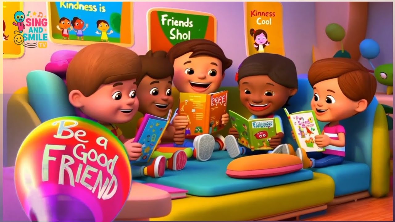 Be a Good Friend | Kids Song About Kindness, Sharing & Friendship | Sing and Smile