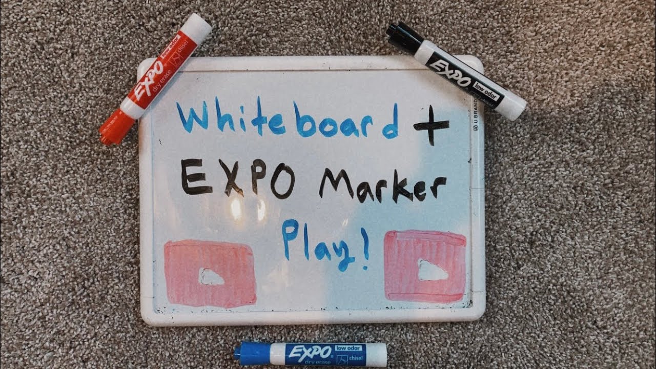 ASMR || White Board + Marker Play!