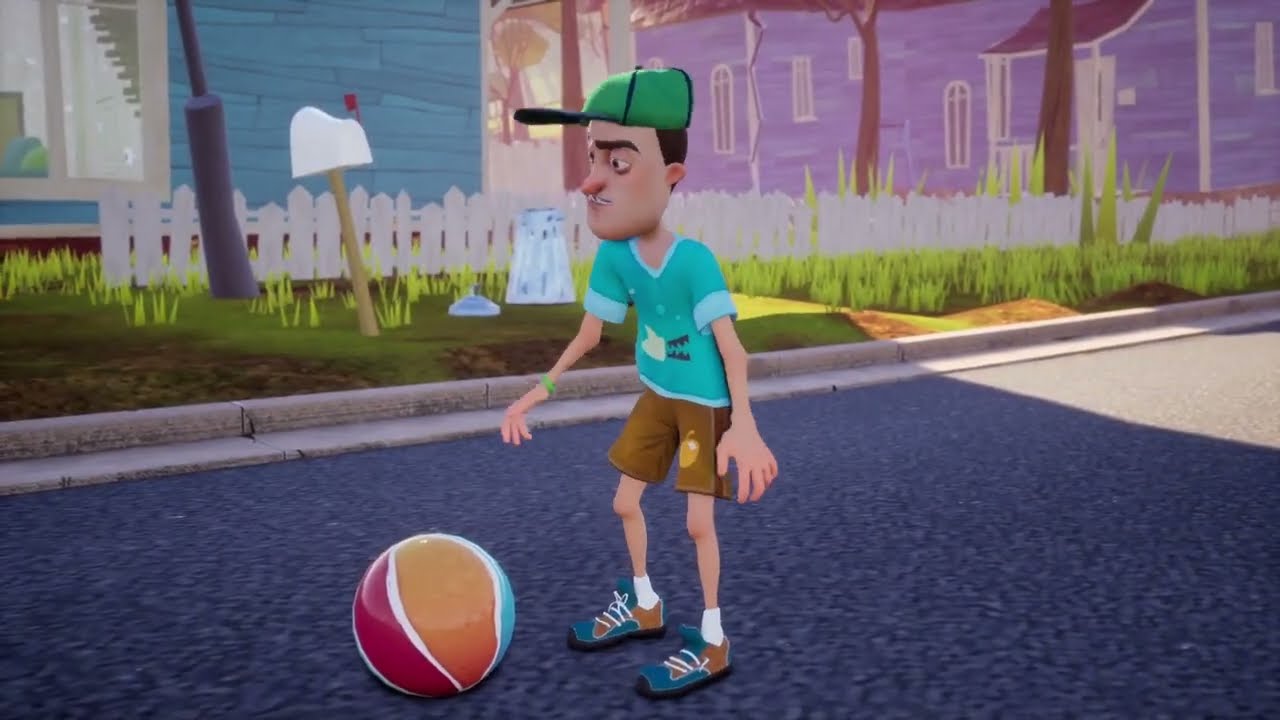 Страшный ФРЕДБЕР захватил дом СОСЕДА! | Fredbear Runaway [Hello Neighbor Mod] - #1