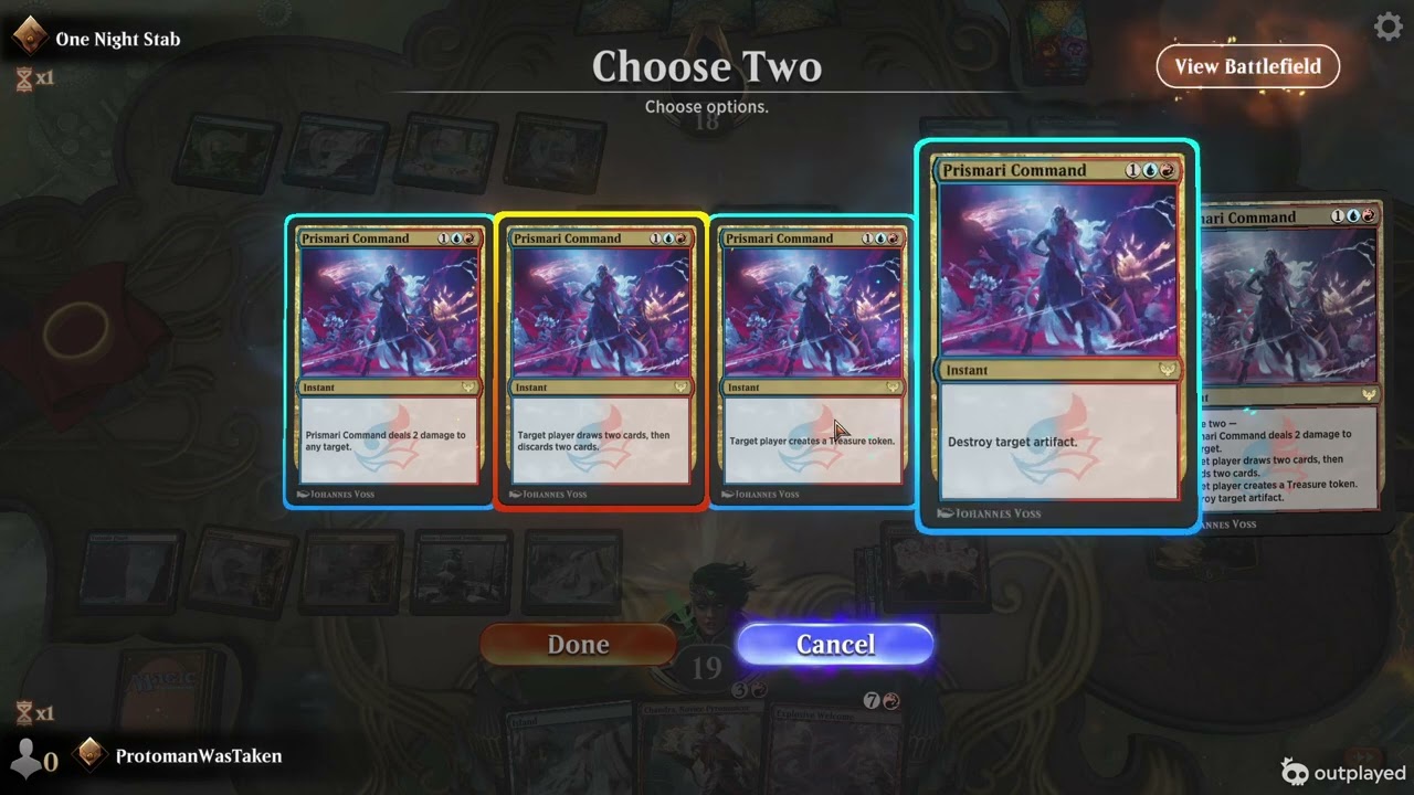 This is why we play Possibility Storm: MTG Historic