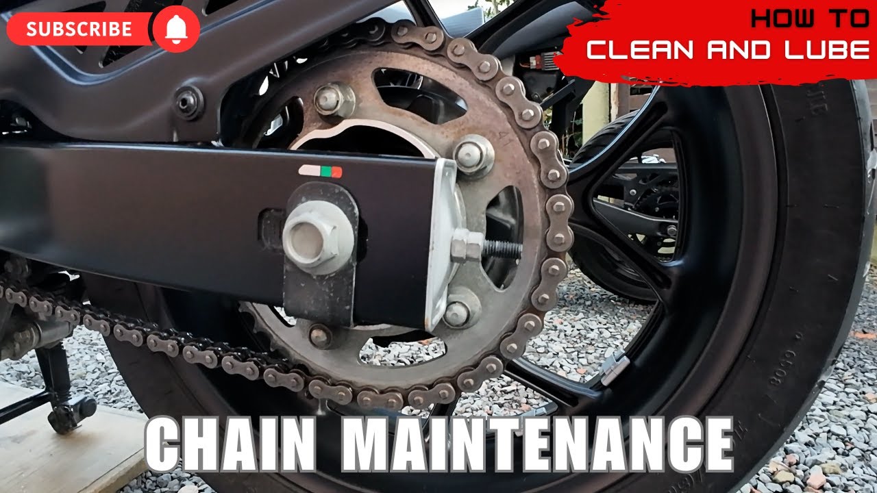 Как очистить и смазать цепь мотоцикла | Быстро и просто | NC750X DCT |