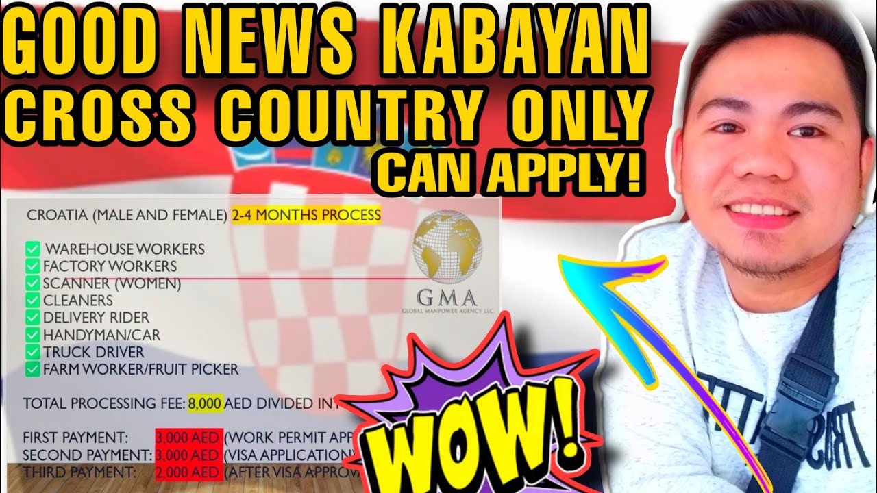 CROATIA HIRING NOW!! FOR CROSS COUNTRY ONLY! CAN APPLY! l GLOBAL MANPOWER AGENCY l #buhayofw