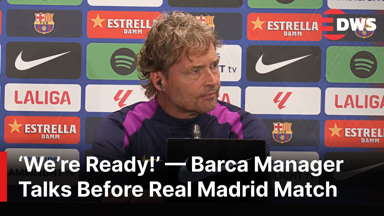 FULL PRESSER: Barcelona Manager Speaks Before LaLiga Clash vs Real Madrid | AD1E