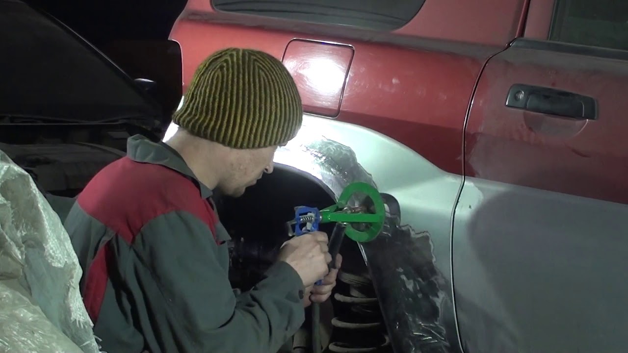 Переварка задней арки на Mitsubishi Pajero IO