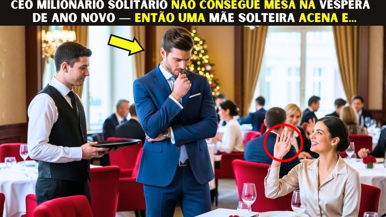 Sem Mesa no Ano Novo… Até Ela Acenar Para Ele