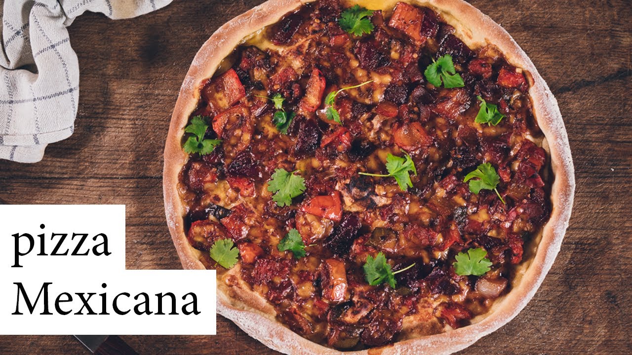 Świetna PIZZA MEXICANA! Przepis na wegańską pizzę krok po kroku! | WegeTuba