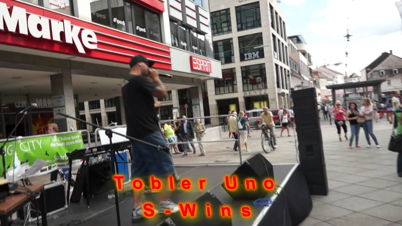 S-Wins feat Tobler Uno -Allaround the World- Streetgig @ SB Bahnhofstr.