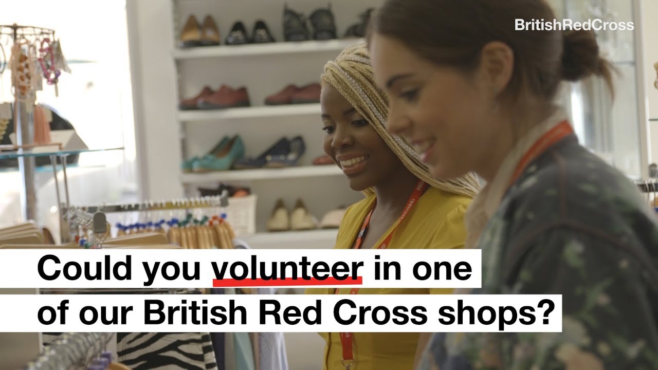 Could you volunteer in a British Red Cross shop?