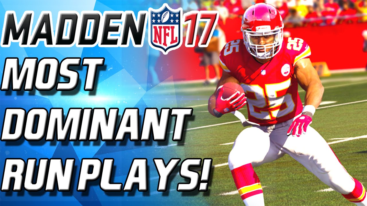 MOST DOMINANT RUN PLAYS! RUN THE BALL EFFECTIVELY - Madden 17 Ultimate Team