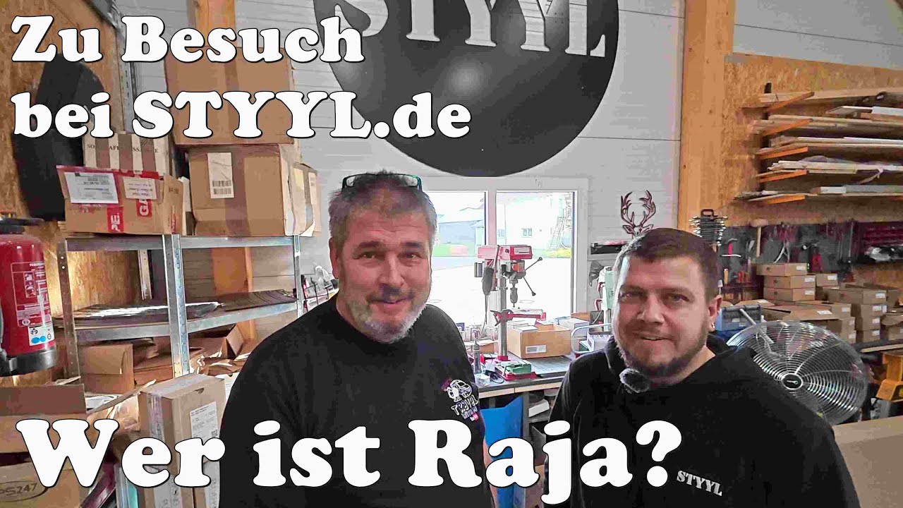 STYYL.de - zu Besuch bei Timo  - Rundgang durch die Werkstatt und Raja besucht das schwarze Schaf