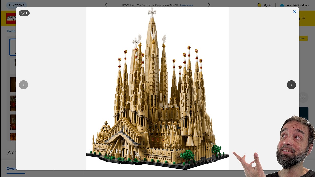 Новый самый сложный набор LEGO: &laquo;Саграда Фамилия&raquo; из 12 060 деталей за 800 долларов США! #НеРекла...