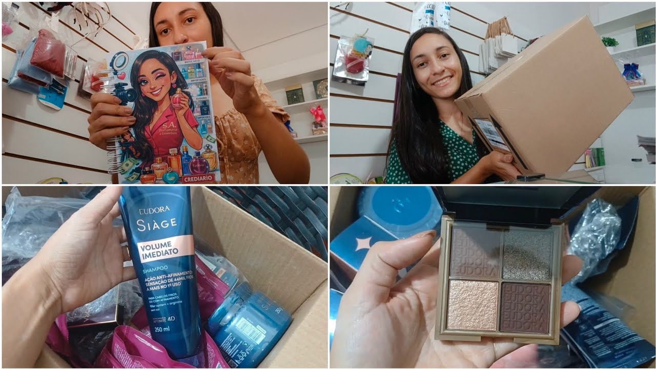 MANDEI FAZER UM NOVO CADERNO DO CREDIARIO 🥰 CHEGOU CAIXA EUDORA🤩