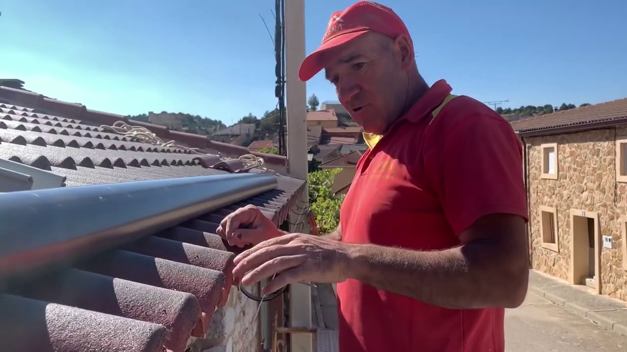 Como poner un canalón de aluminio o pvc de manera muy fácil