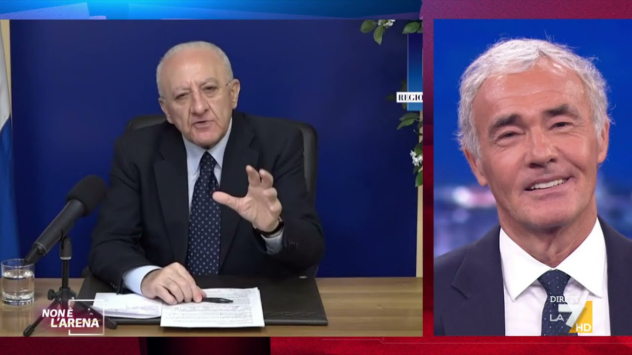 Giletti risponde a Vincenzo De Luca: 