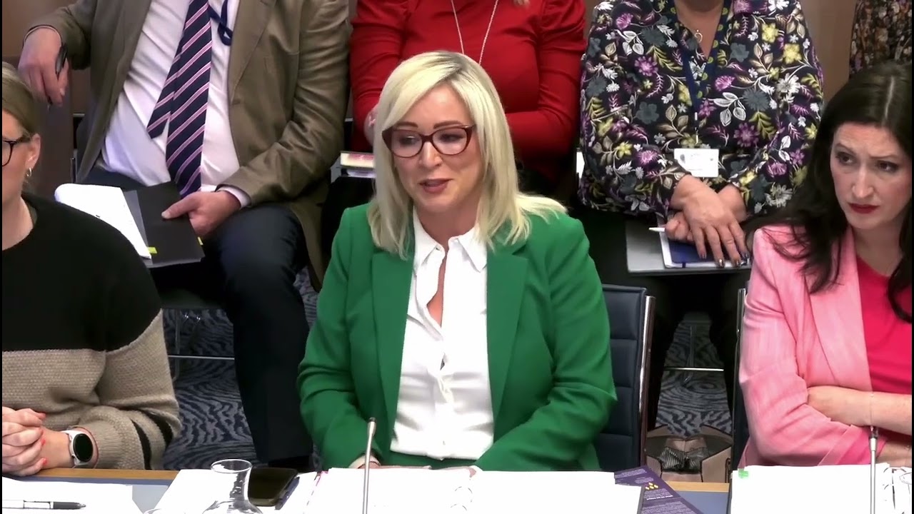 TUV MLA get less than 2 minutes to ask questions in the hour long session with FM and dFM