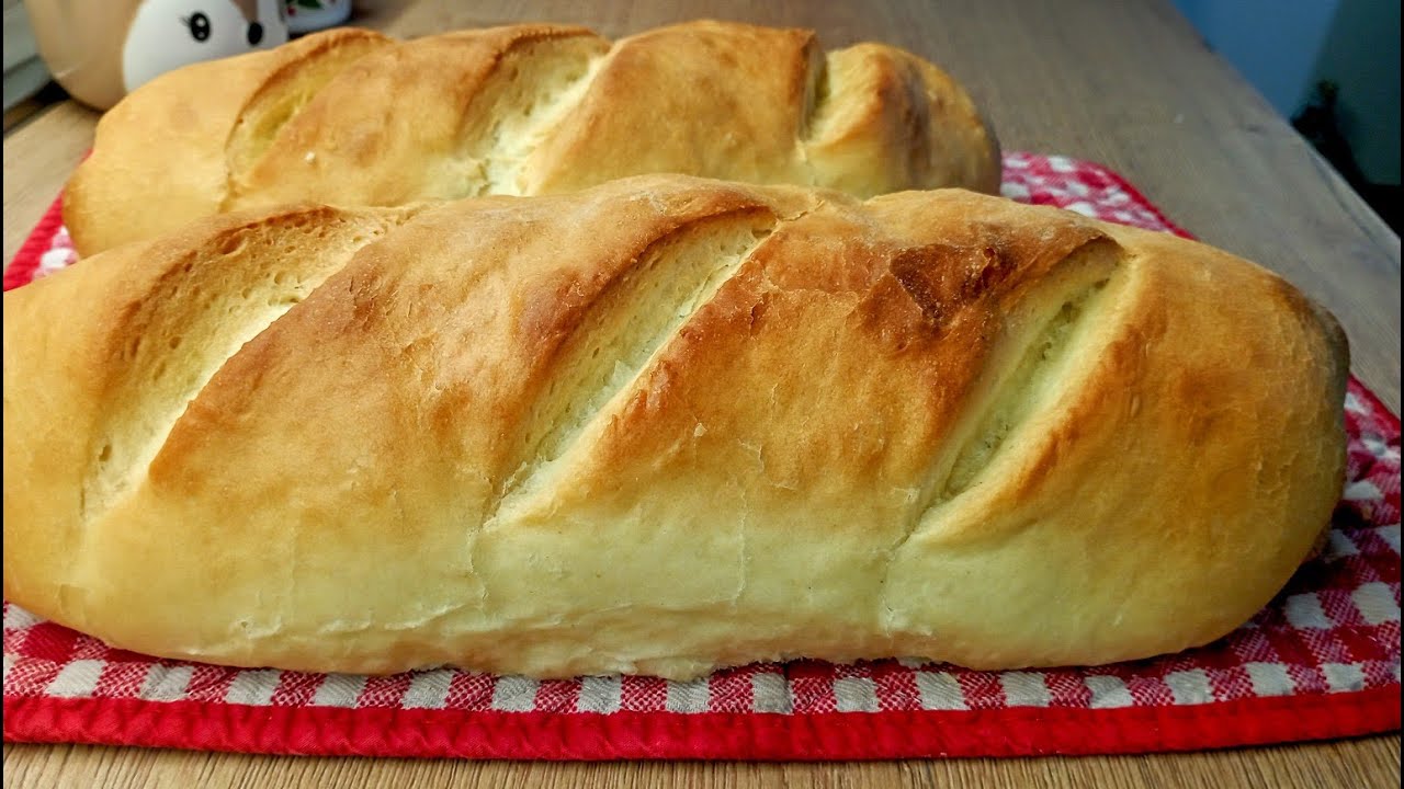 Domaći HLEB – recept za najmekši hleb od brašna, vode i kvasca / osnovni recept 🥖