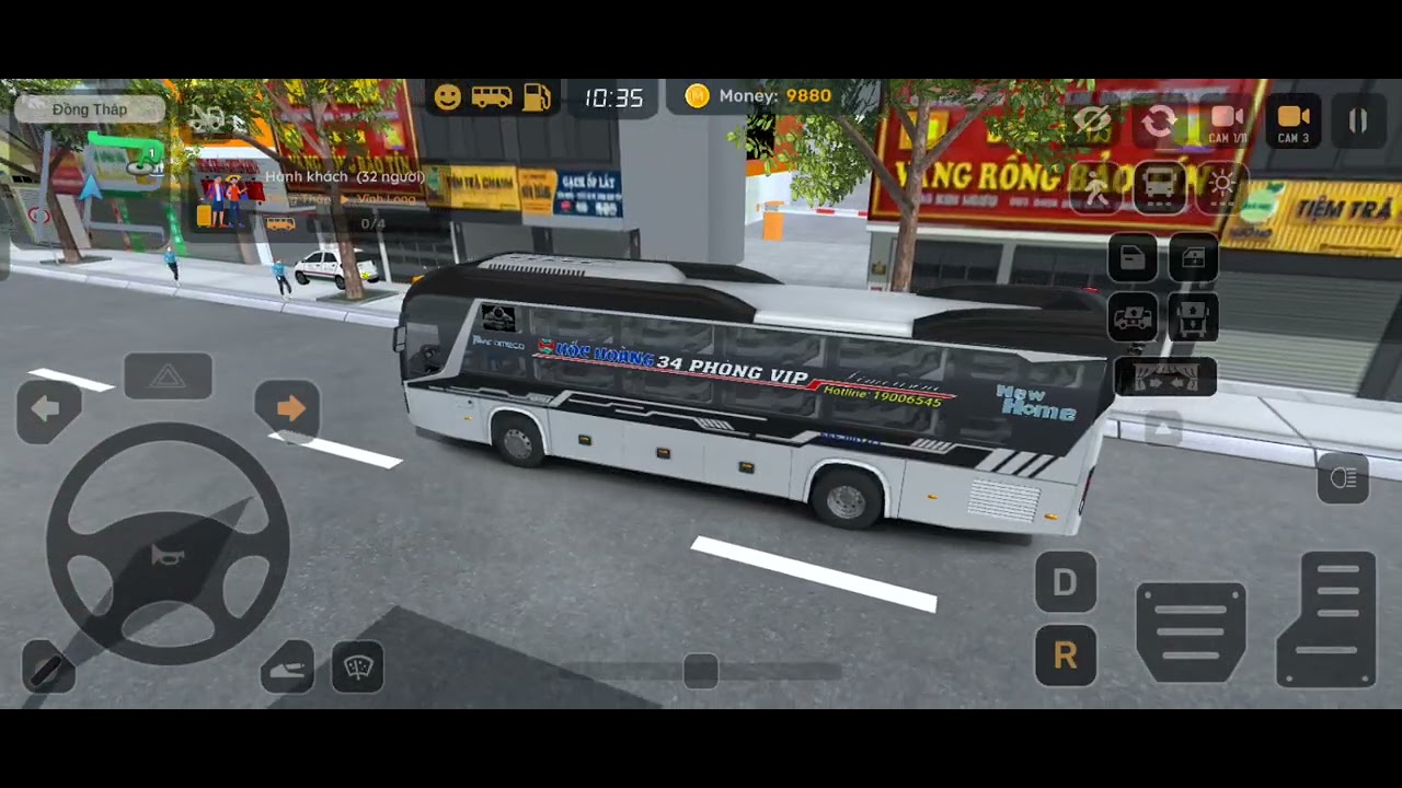 Coach Bus Simulator Vietnam #1: Test và trải nghiệm về đón trả khách và lái xe giường nằm