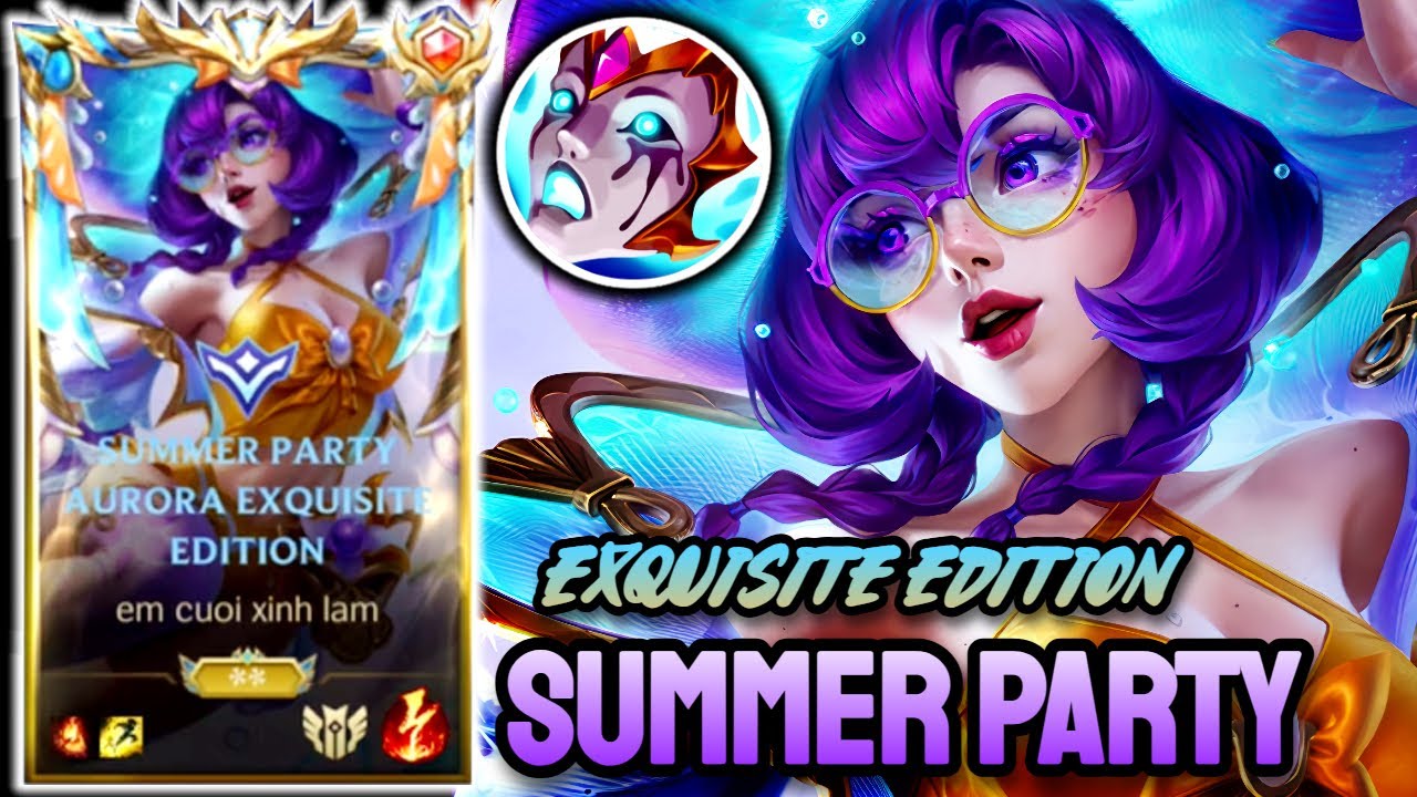 WILD RIFT AURORA - EXQUISITE EDITION SUMMER PARTY AURORA GAMEPLAY - SOVEREIGN RANKED