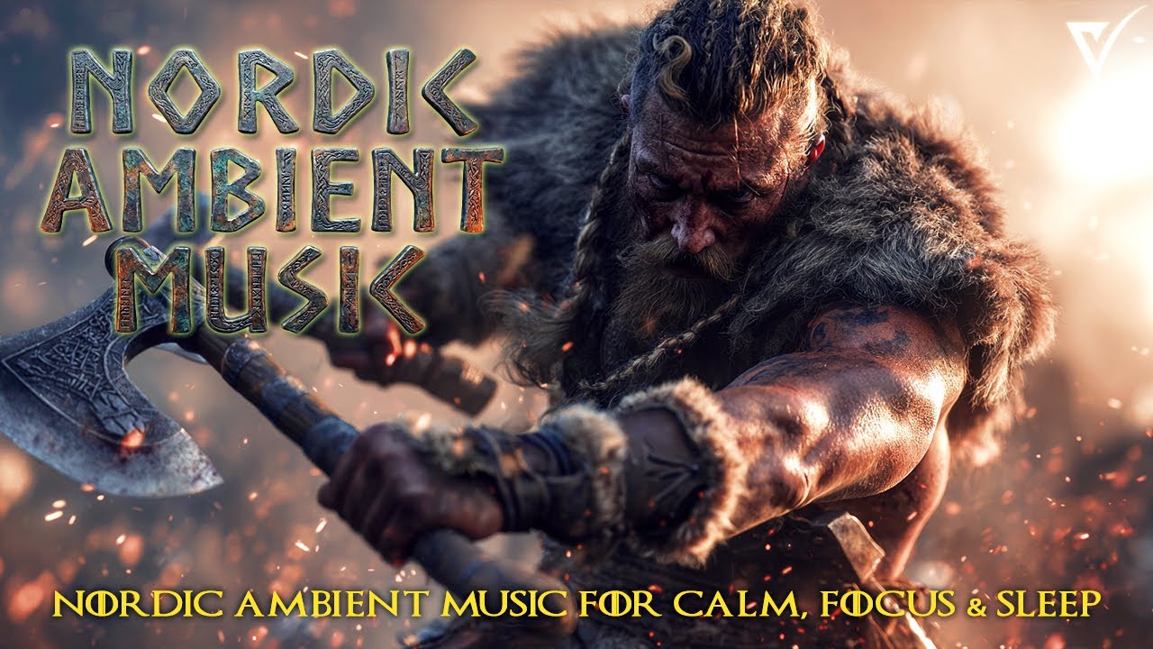 Nordic Viking Fantasy Relax 🔥 Foggy Fjords & Silent Seas | Nordic Ambient Music Journey