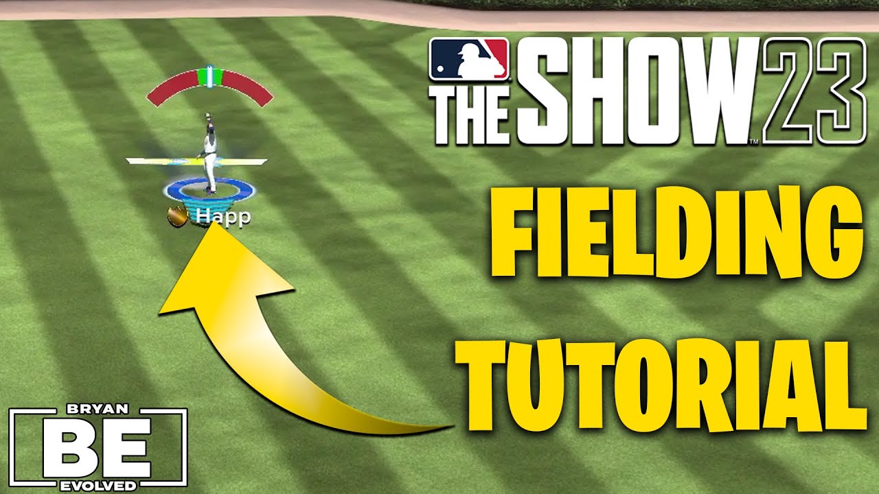How to Field in MLB The Show 23 | Button Accuracy Fielding | Beginner Tips and Tutorial