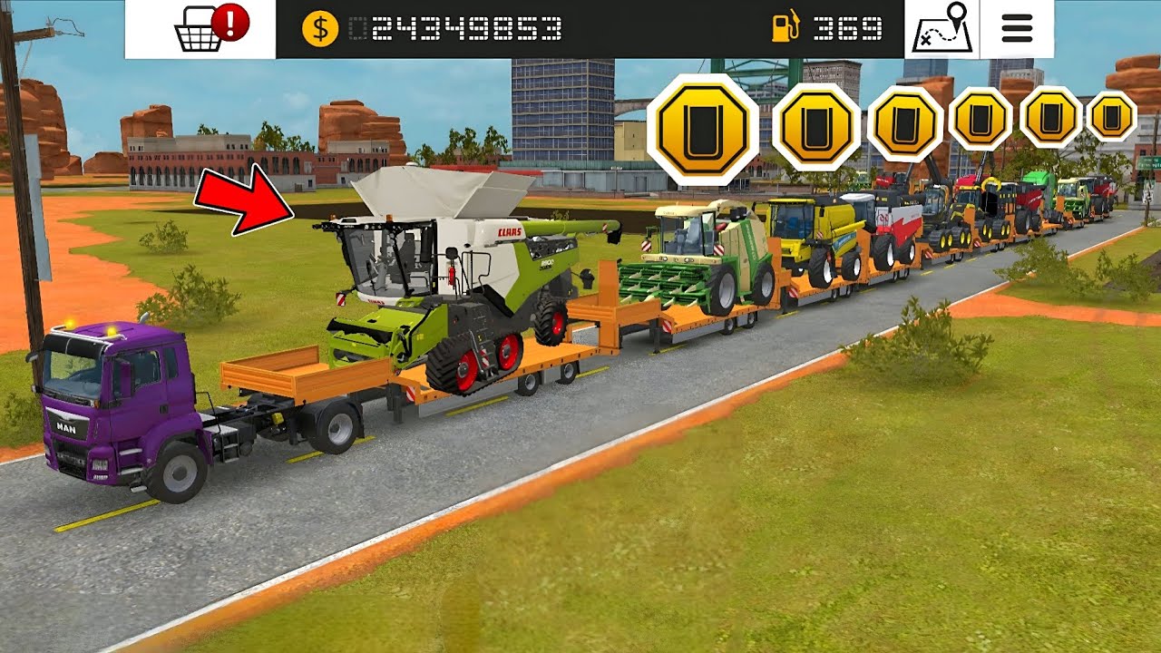 Fs 18 Transport Many Harvestar ! Farming Simulator 18 Gameplay | Timelapse #fs18