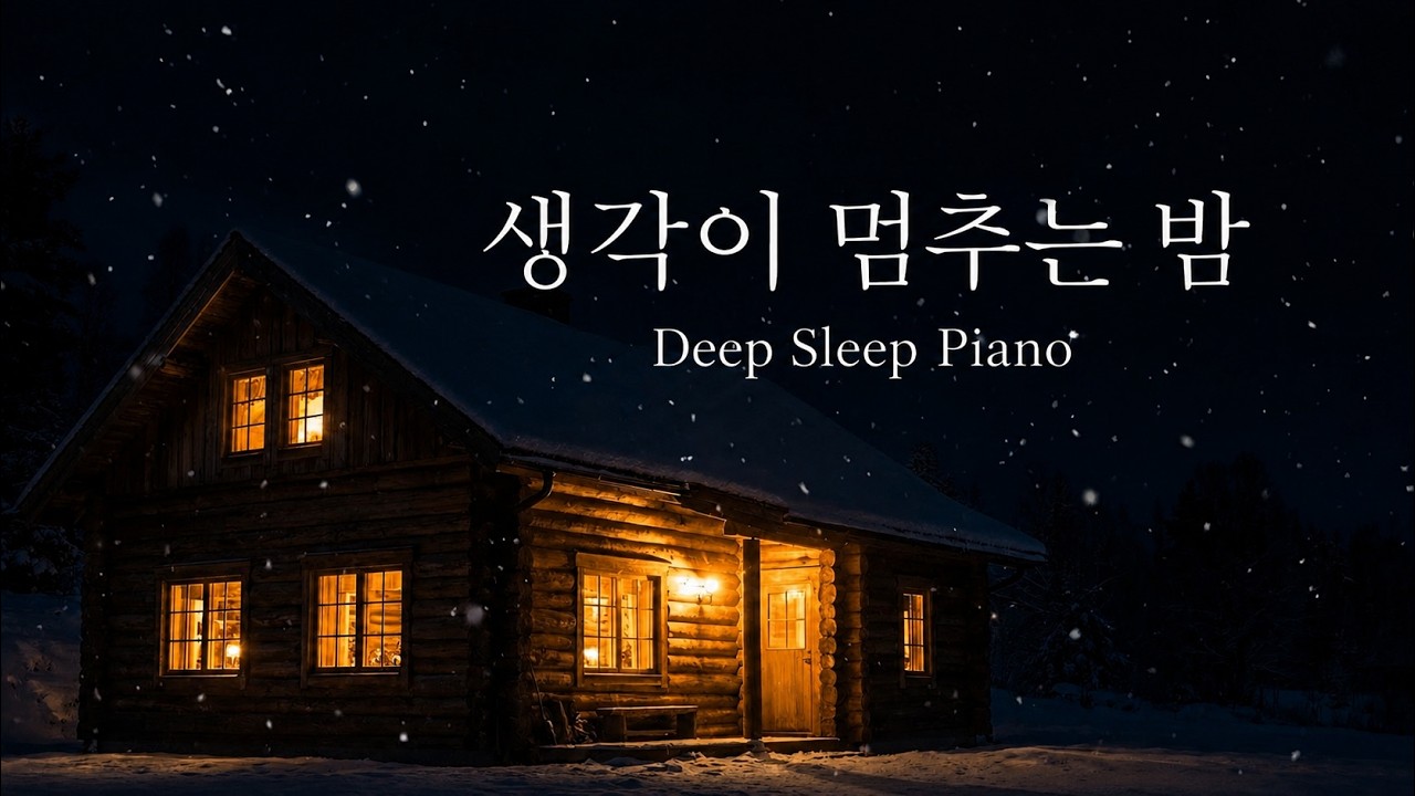 [Playlist] Winter Sleep Music 🌙 Light of the Heart | Deep Healing, Relaxing Piano for Stress Relief