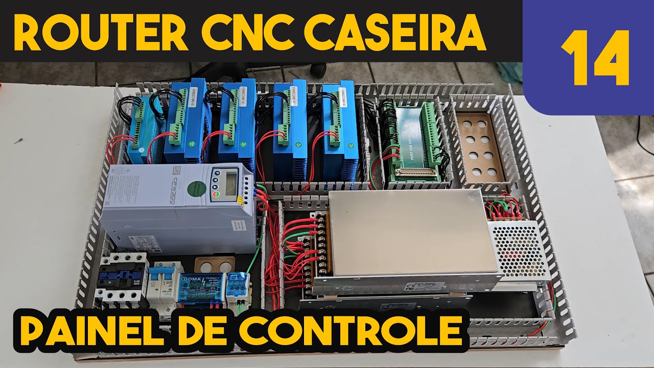 CNC Router Caseira - Painel de Controle #14