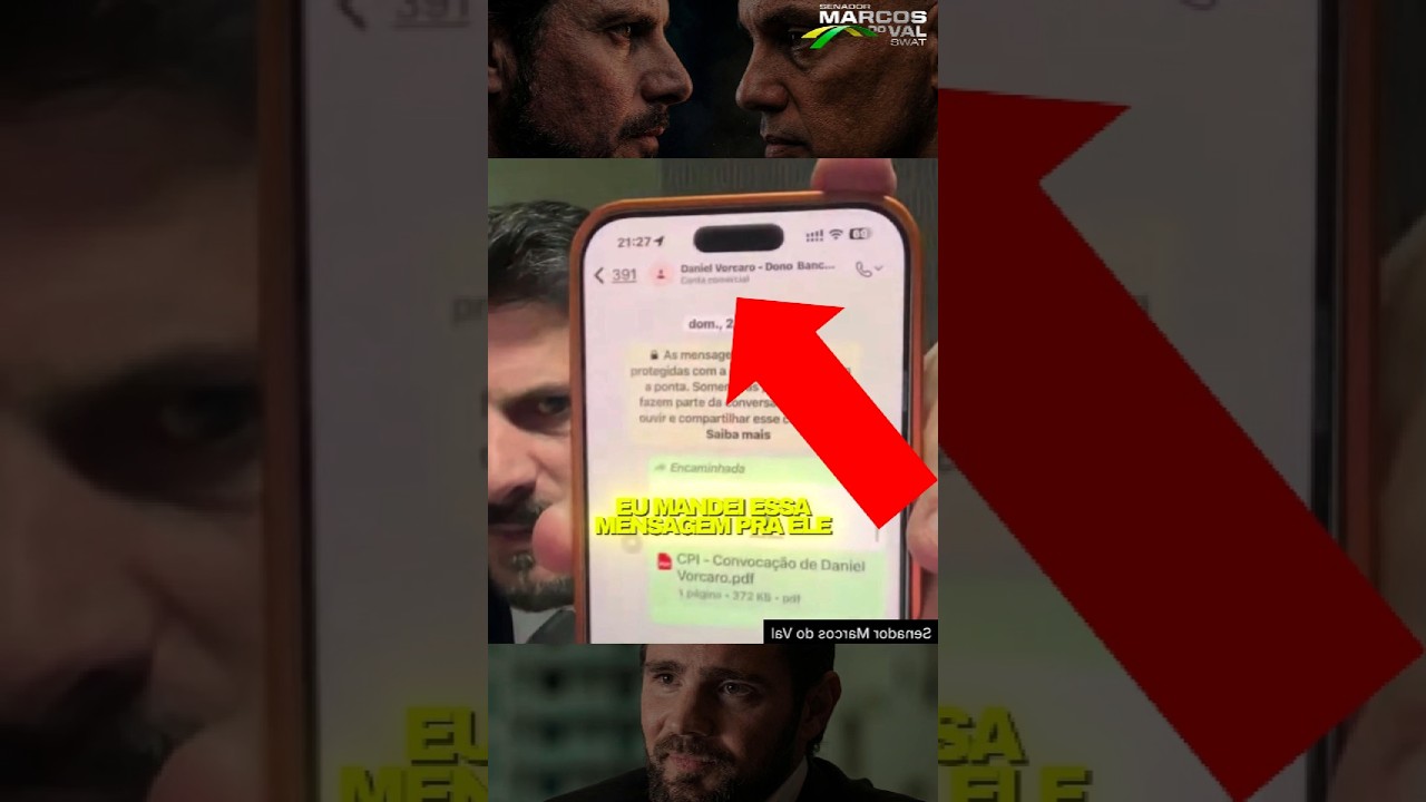 ☝️ Olha quem eu j&aacute; investigava desde o ano passado #marcosdoval #bancomaster #danielvorcaro